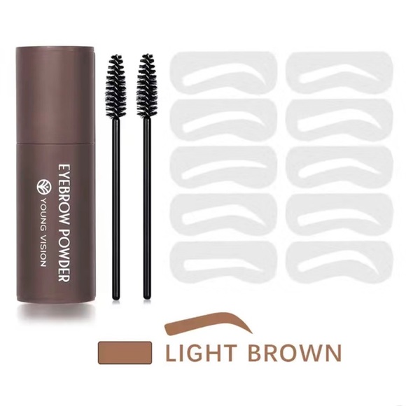 ✨⭐️Eyebrow Stamp Stencils Kit, One Step Brows Powder Makeup - Picture 2 of 6